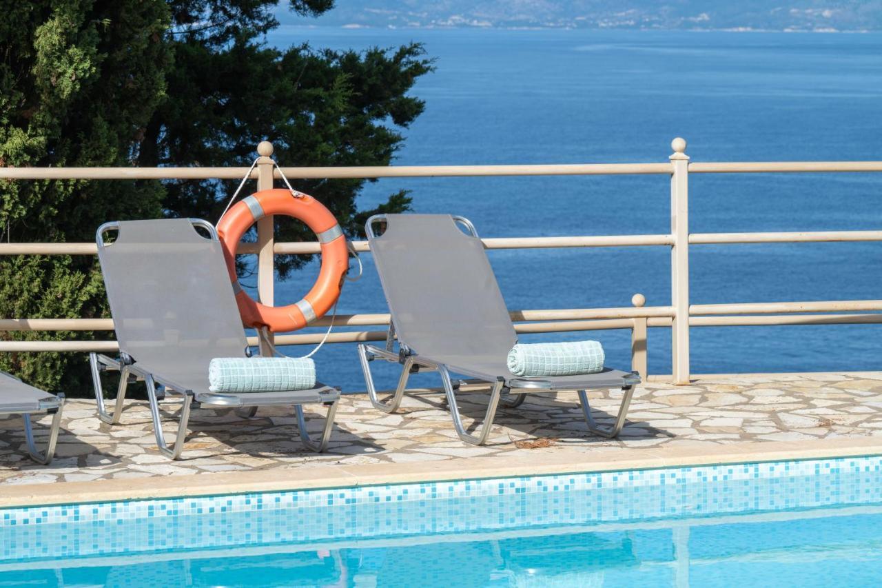 Pangolas Apartments Paxos Longós 外观 照片