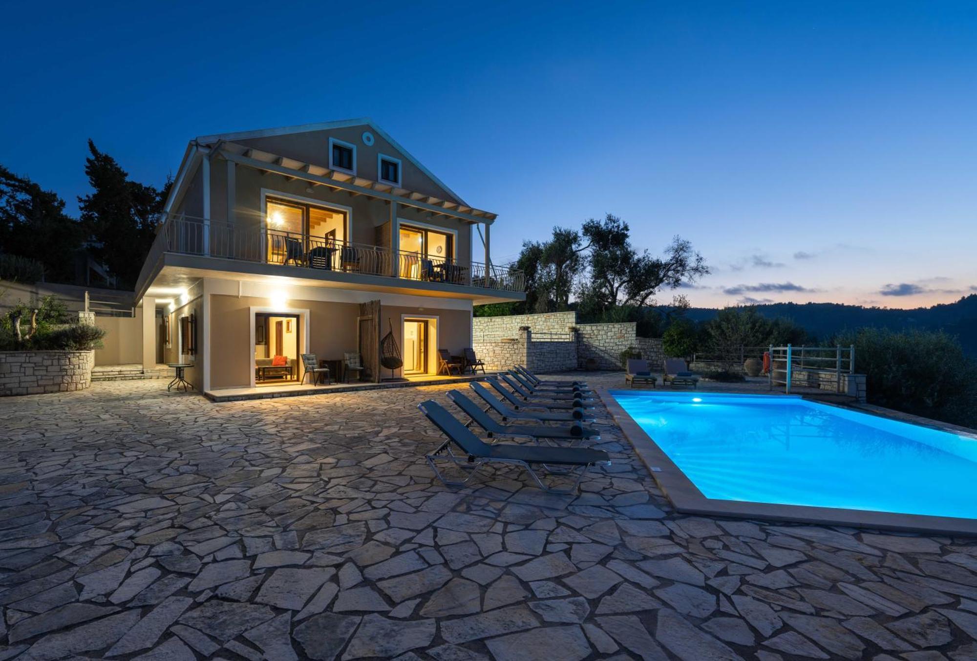 Pangolas Apartments Paxos Longós 外观 照片