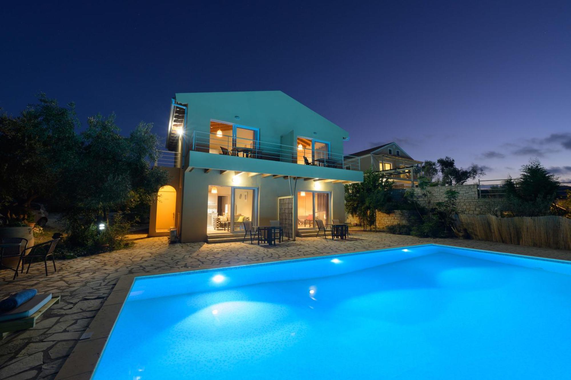 Pangolas Apartments Paxos Longós 外观 照片